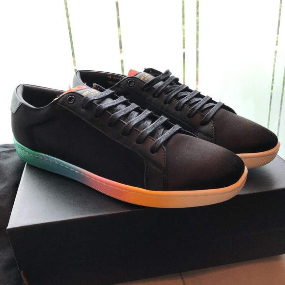 Saint Laurent Shoes - Saint Laurent rainbow sneakers